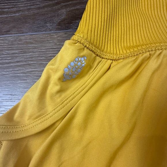 FP Movement by Free People Game Time Shorts Golden Yellow, Size S, Retro Fit - Picture 3 of 14